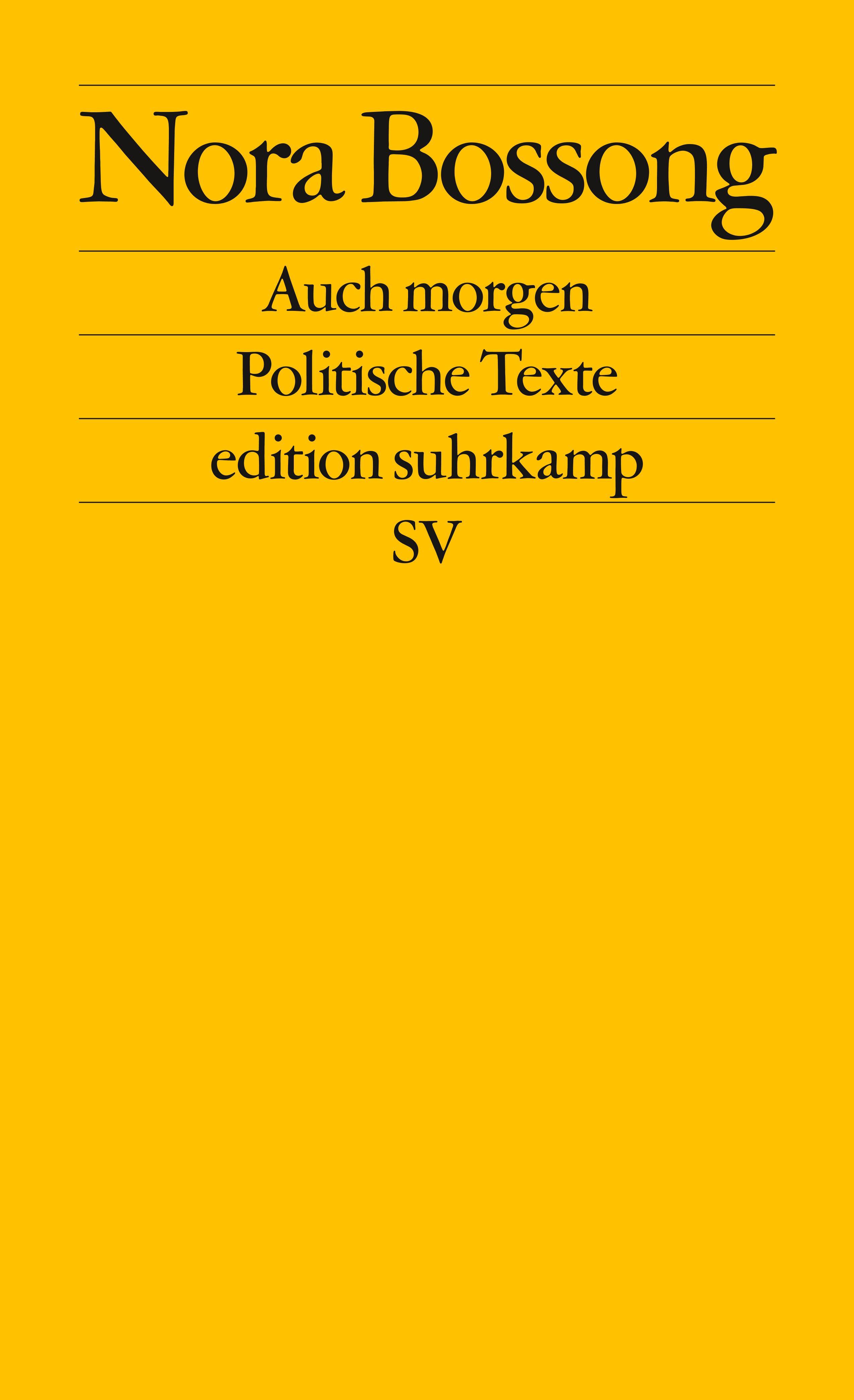 Vorderes Coverbild Auch morgen