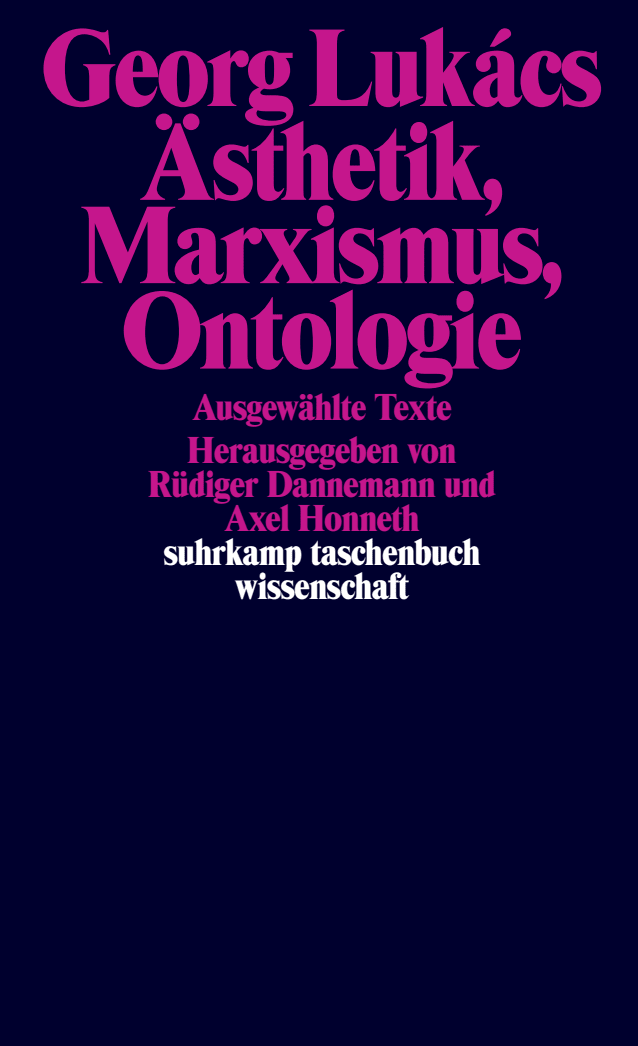 Vorderes Coverbild Ästhetik, Marxismus, Ontologie
