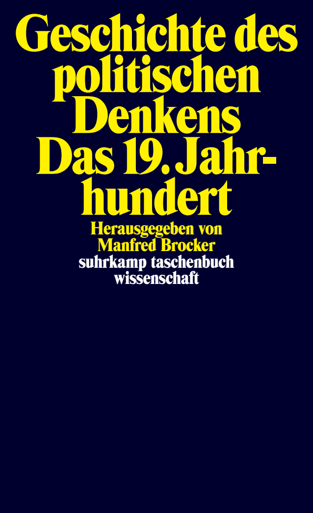Vorderes Coverbild Geschichte des politischen Denkens. Das 19. Jahrhundert
