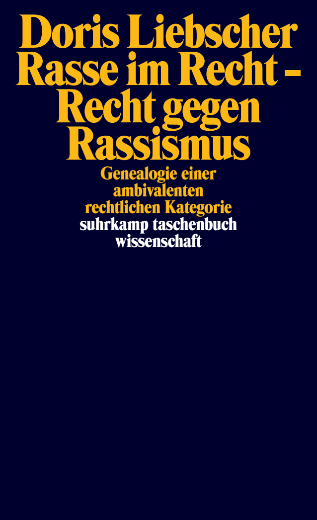 Vorderes Coverbild Rasse im Recht - Recht gegen Rassismus