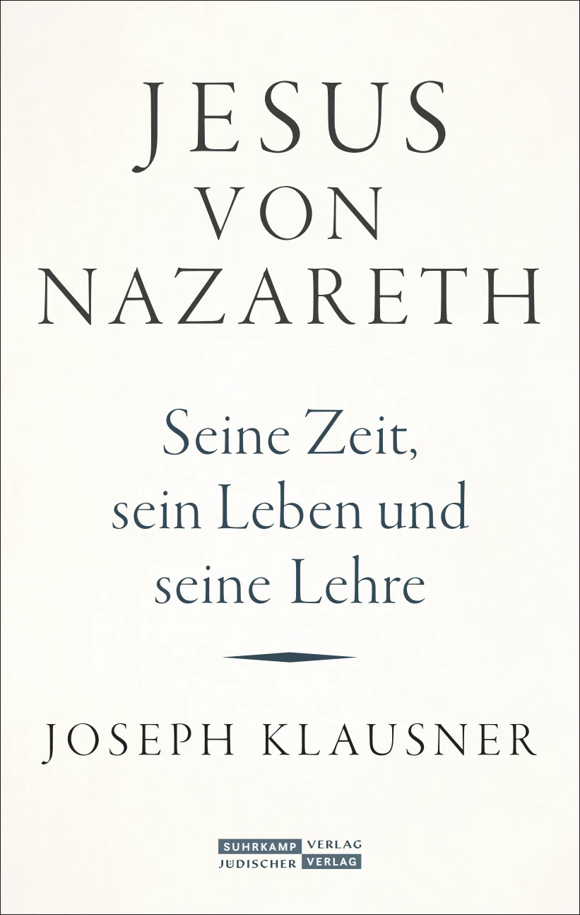 Vorderes Coverbild Jesus von Nazareth