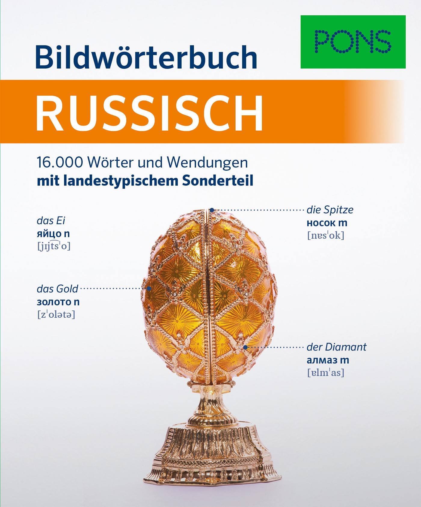Vorderes Coverbild PONS Bildwörterbuch Russisch