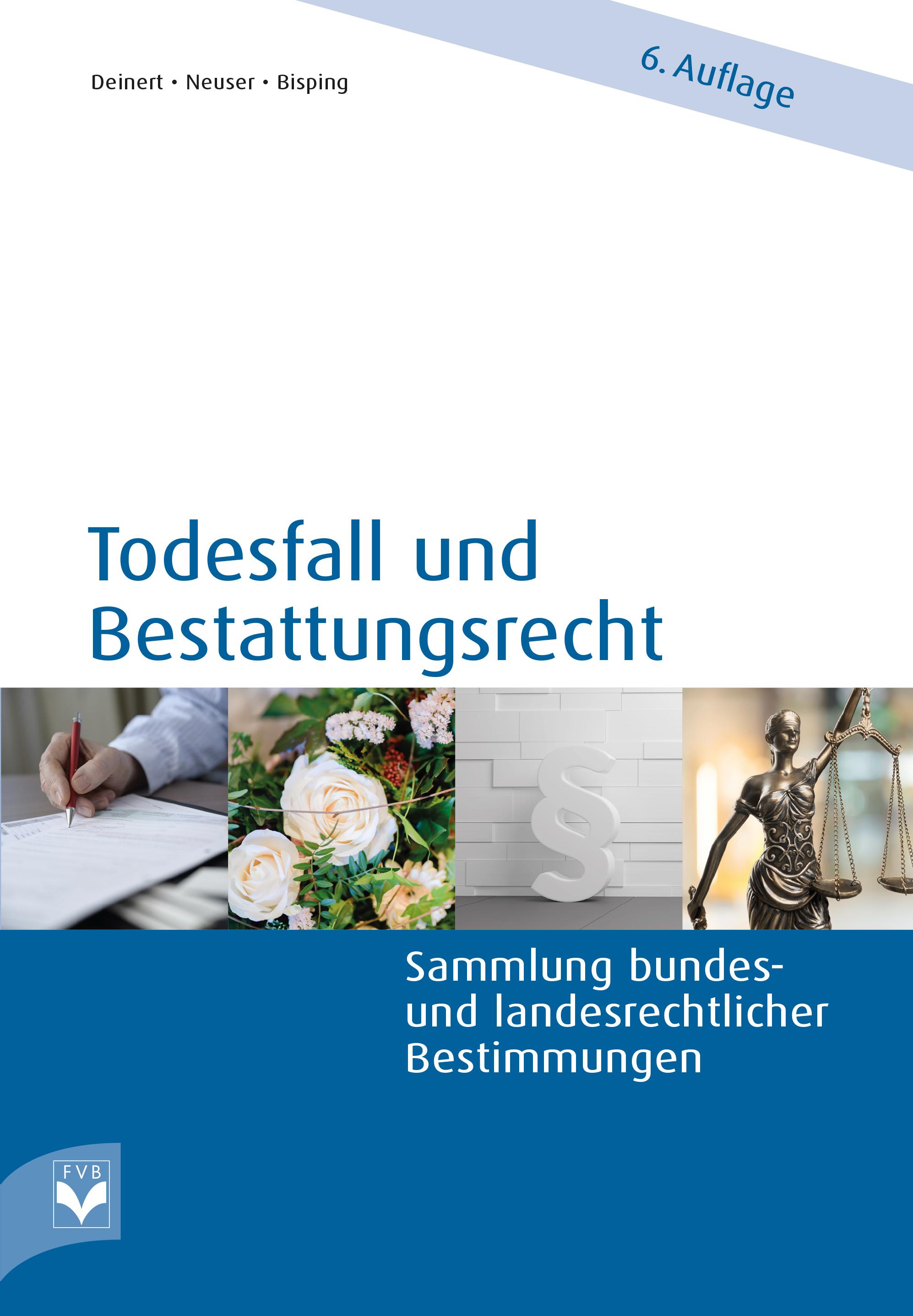 Vorderes Coverbild Todesfall und Bestattungsrecht
