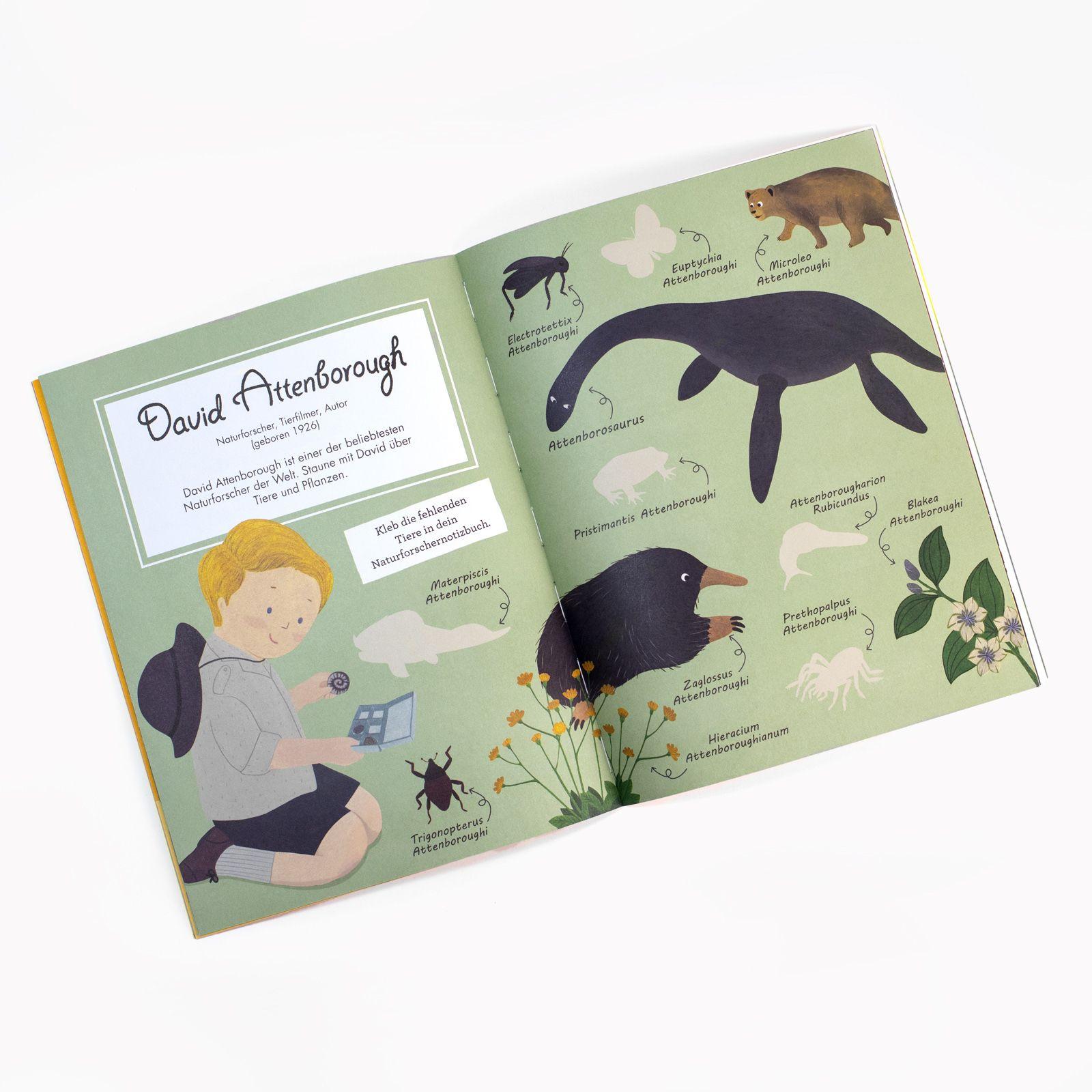 Beispielinhalt (Bild) Little People, Big Dreams: Sticker-Mitmach-Buch