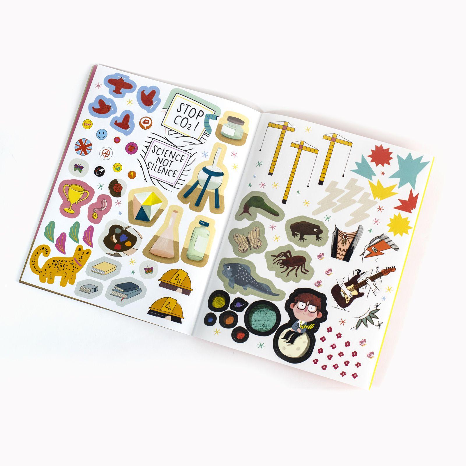 Beispielinhalt (Bild) Little People, Big Dreams: Sticker-Mitmach-Buch