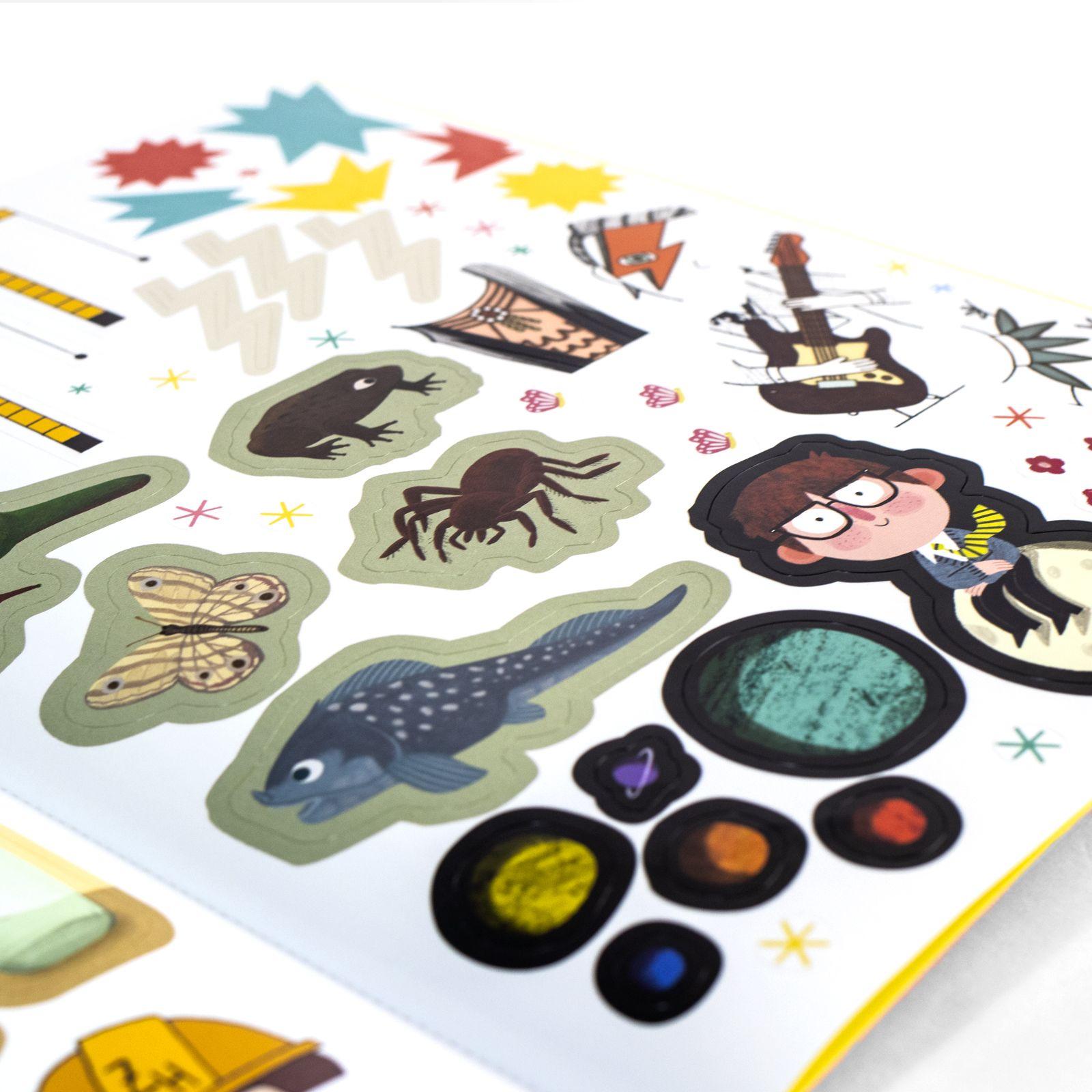 Beispielinhalt (Bild) Little People, Big Dreams: Sticker-Mitmach-Buch