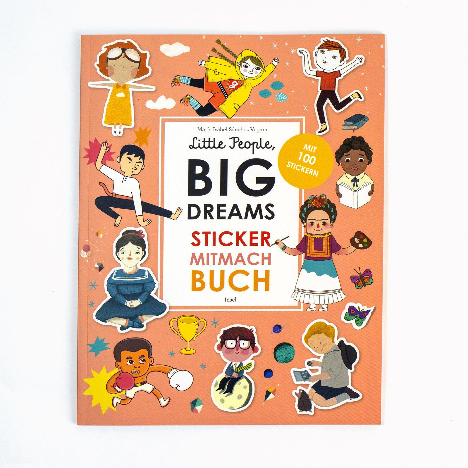 Beispielinhalt (Bild) Little People, Big Dreams: Sticker-Mitmach-Buch