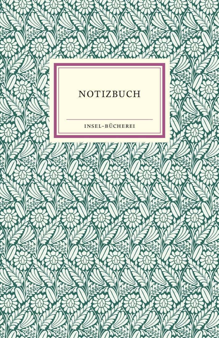 Vorderes Coverbild Insel-Bücherei Notizbuch
