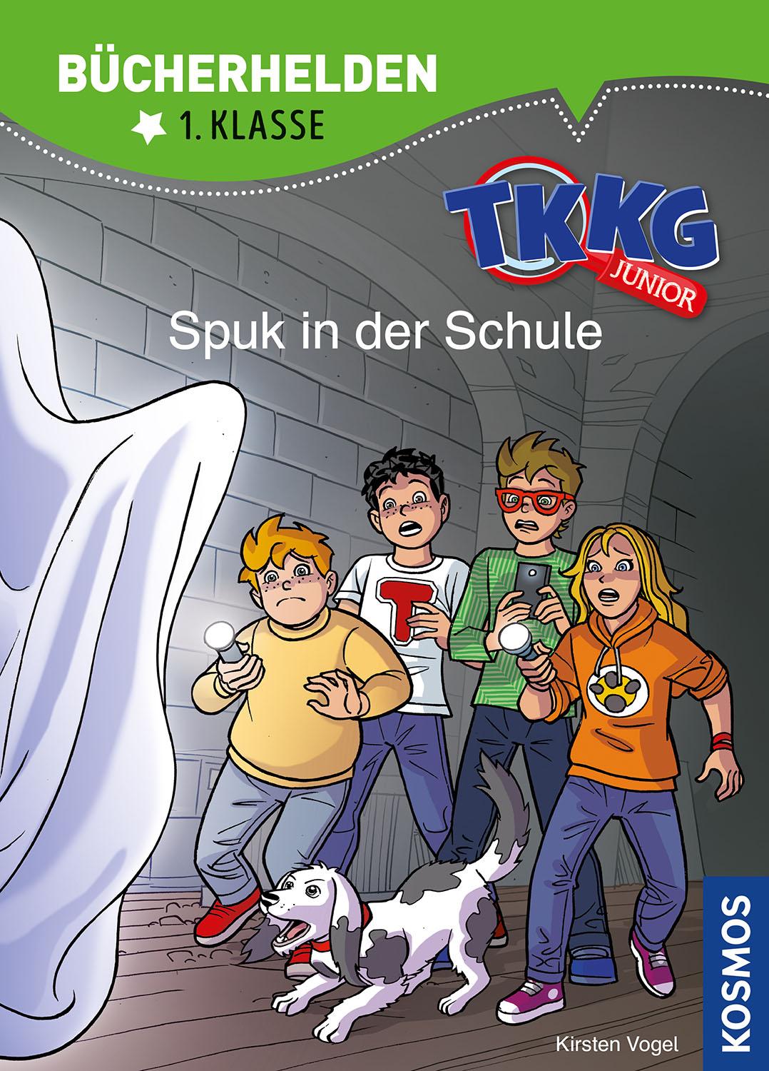 Vorderes Coverbild TKKG Junior, Bücherhelden 1. Klasse, Spuk in der Schule