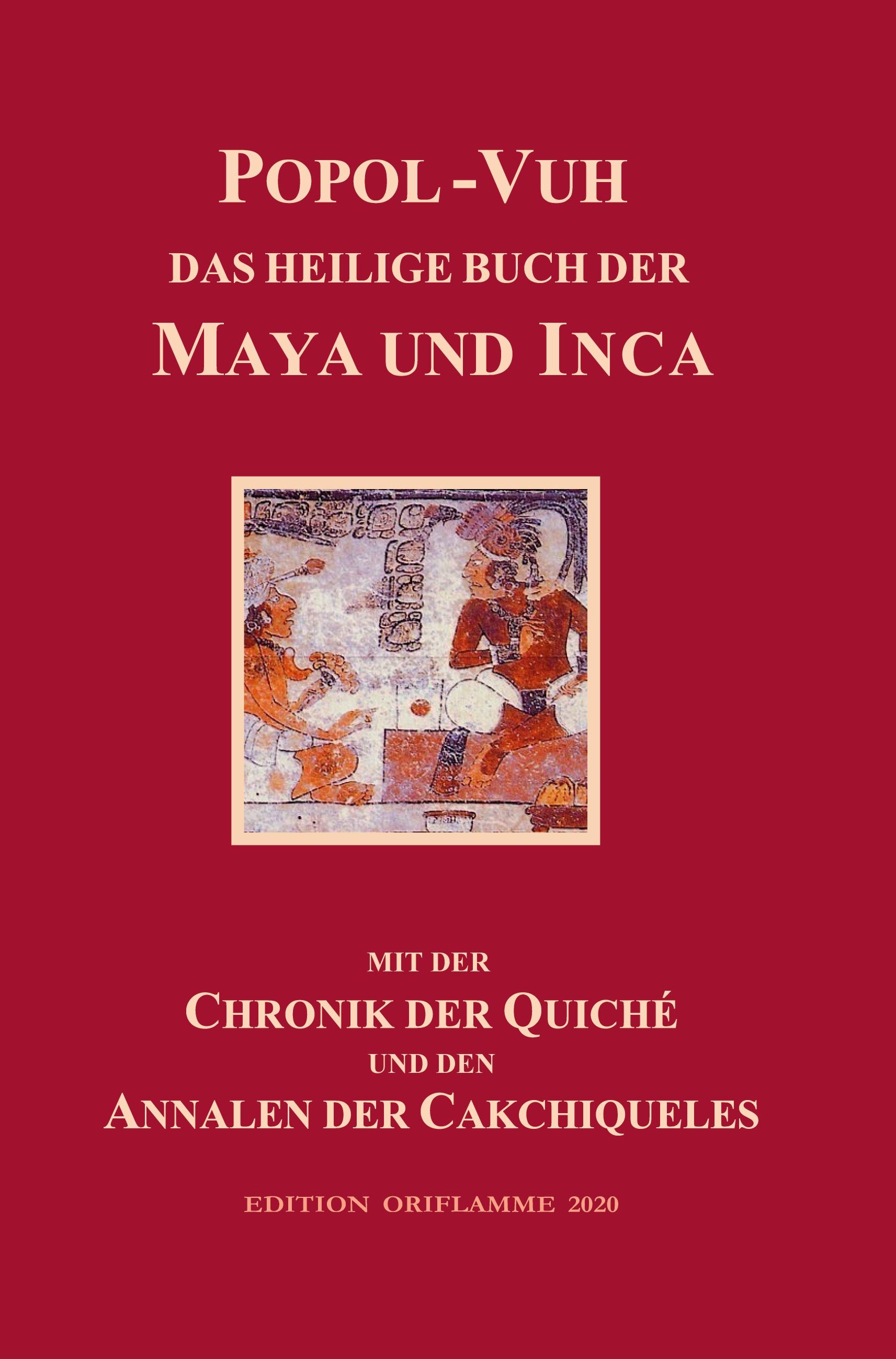 Vorderes Coverbild Popol-Vuh, das Heilige Buch der Maya und Inca