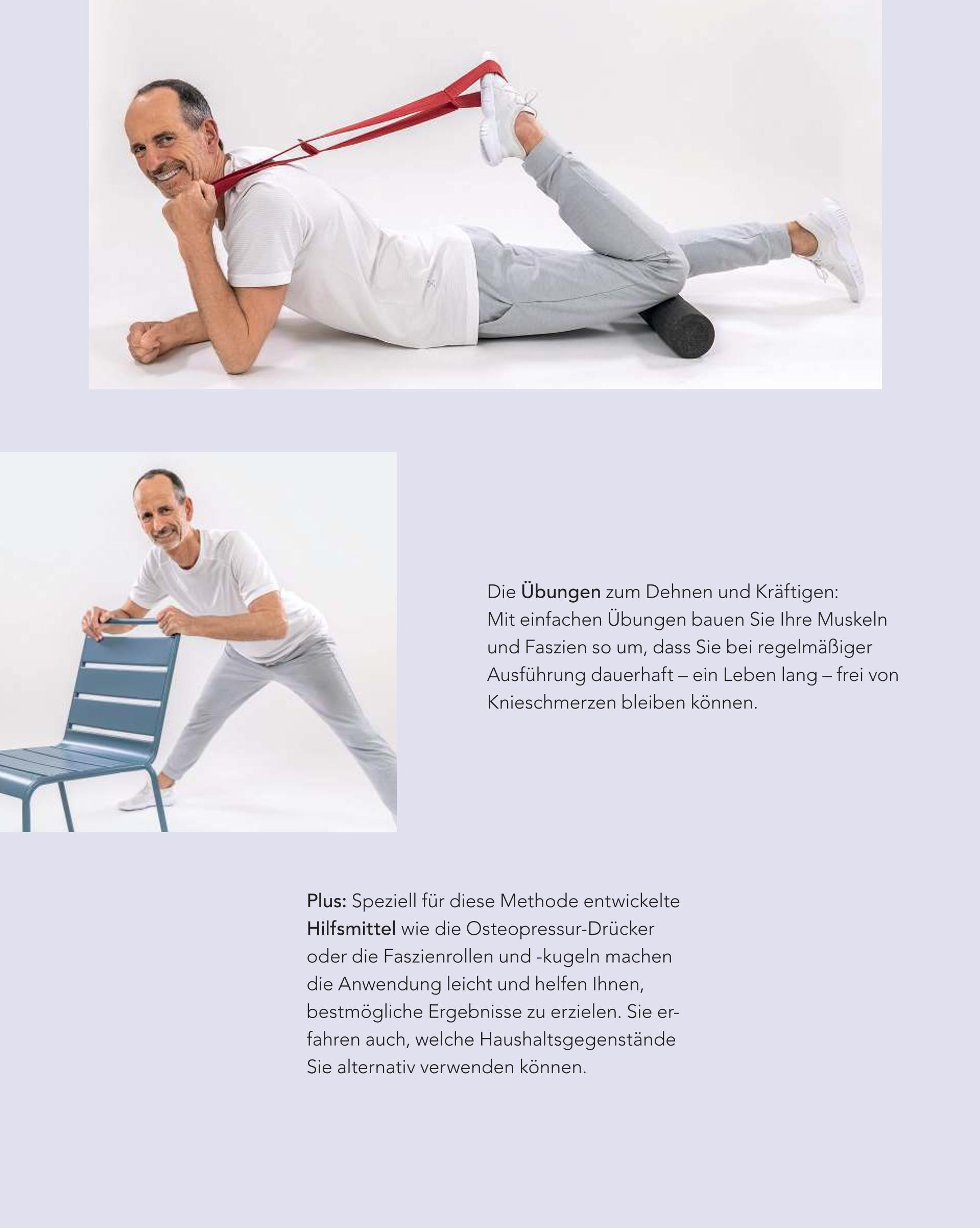 Beispielinhalt (Bild) Knie - Meniskusschmerzen selbst behandeln