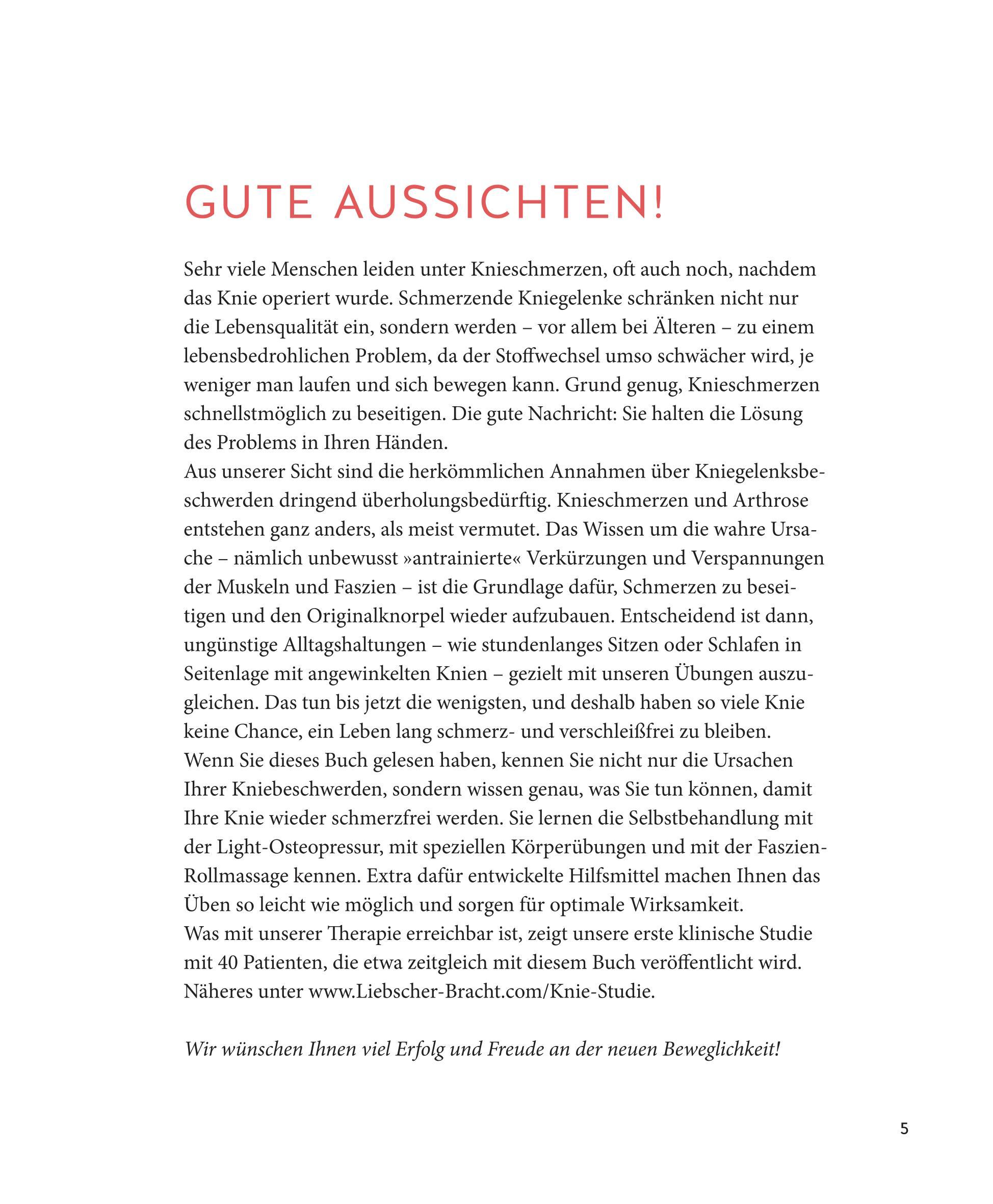 Beispielinhalt (Bild) Knie - Meniskusschmerzen selbst behandeln