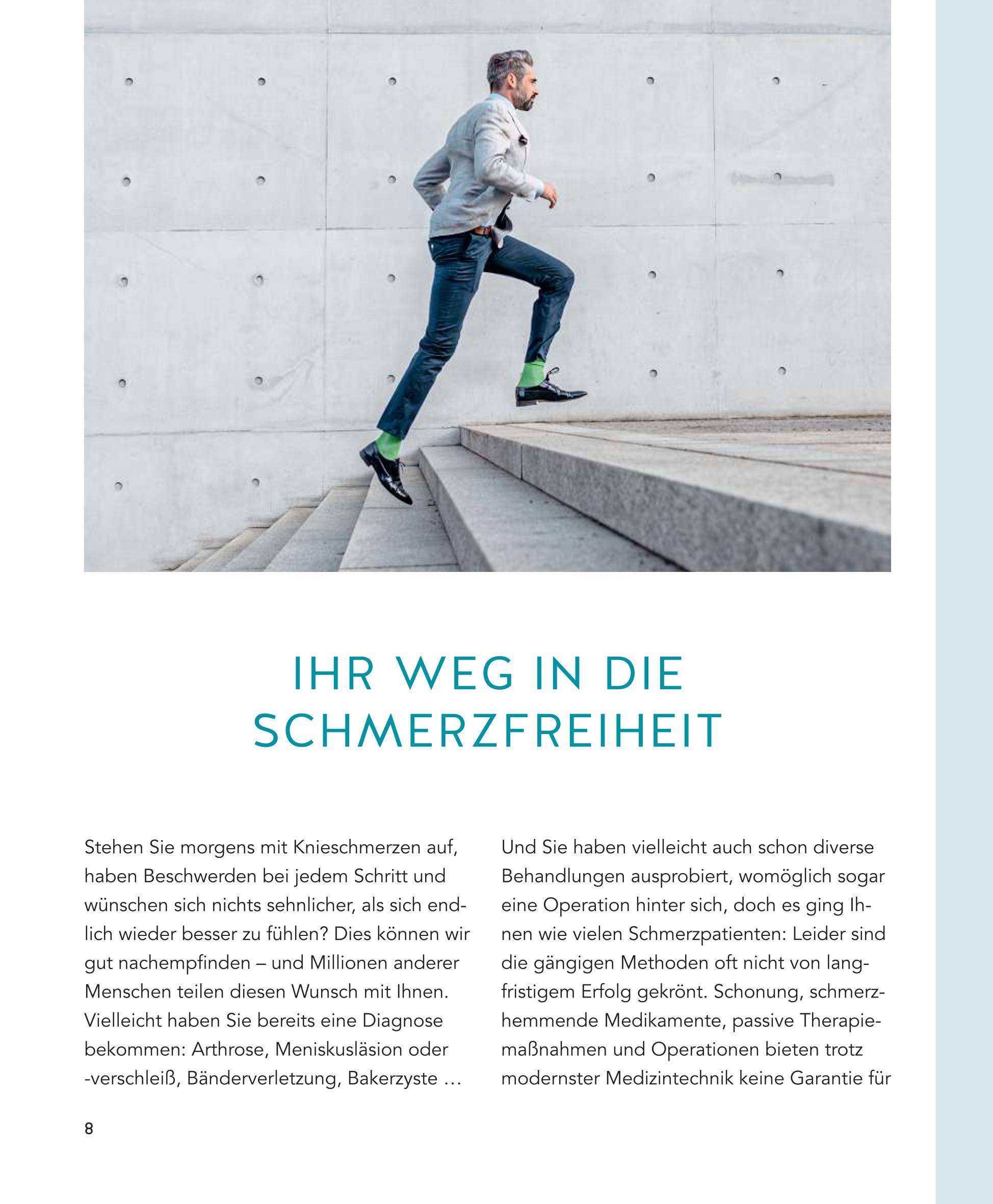 Beispielinhalt (Bild) Knie - Meniskusschmerzen selbst behandeln