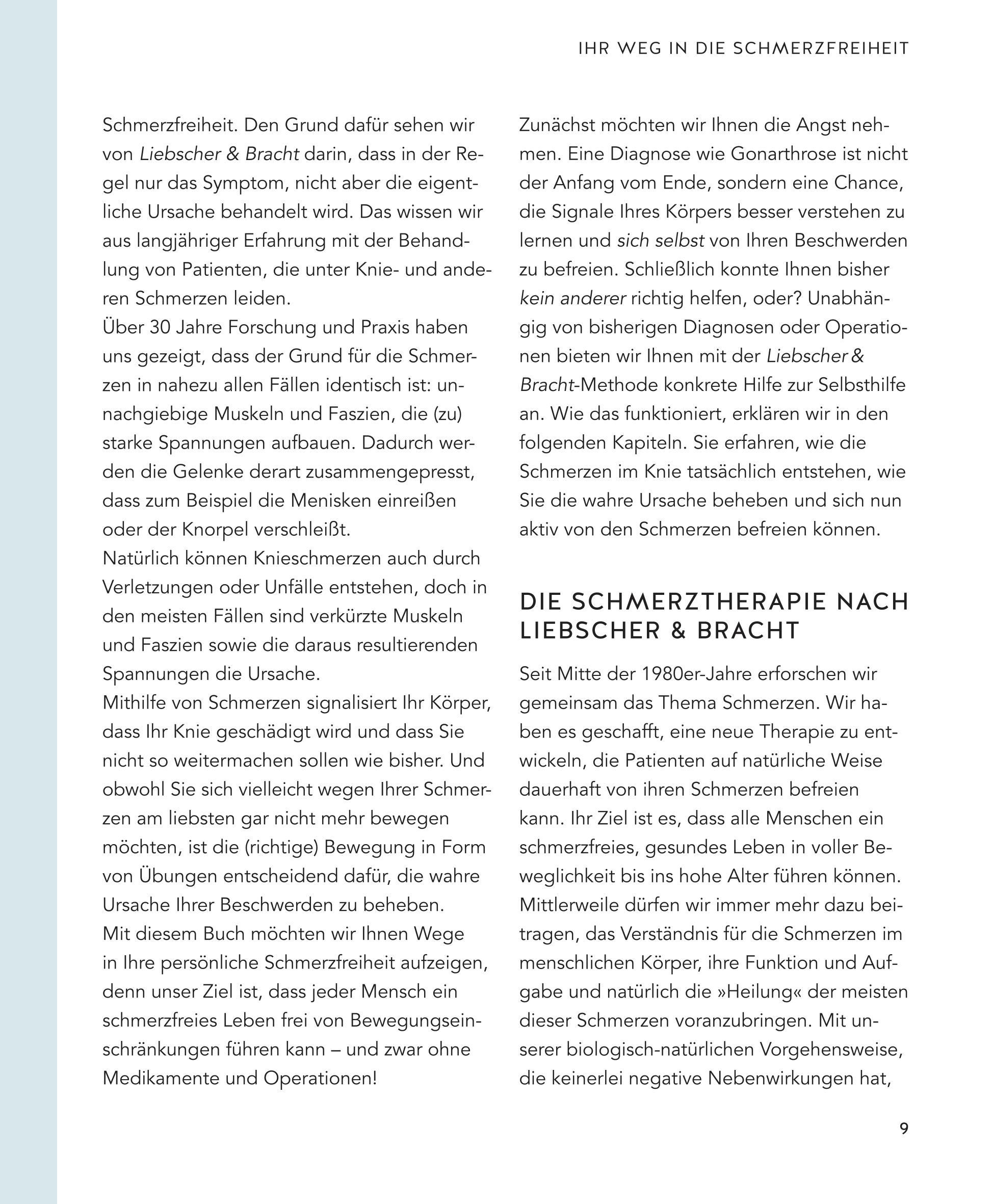 Beispielinhalt (Bild) Knie - Meniskusschmerzen selbst behandeln