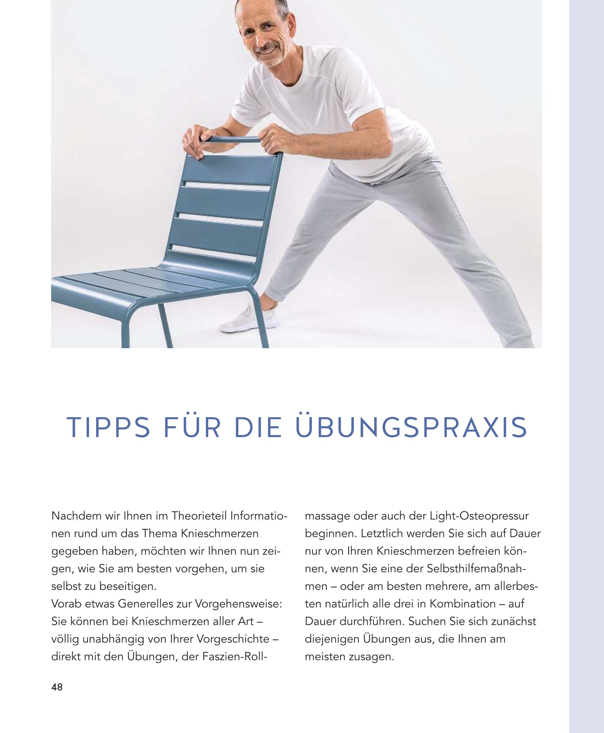 Beispielinhalt (Bild) Knie - Meniskusschmerzen selbst behandeln