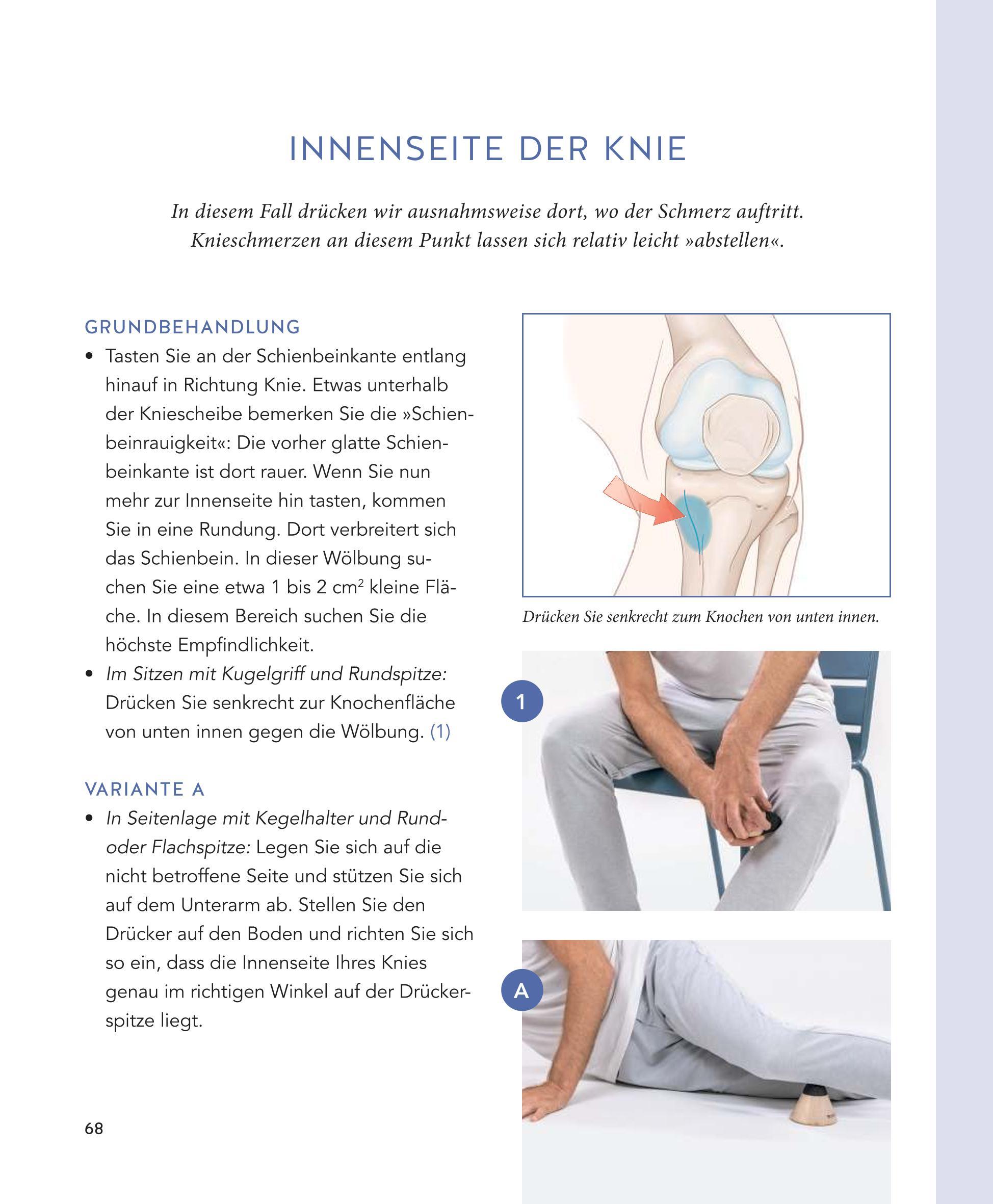 Beispielinhalt (Bild) Knie - Meniskusschmerzen selbst behandeln