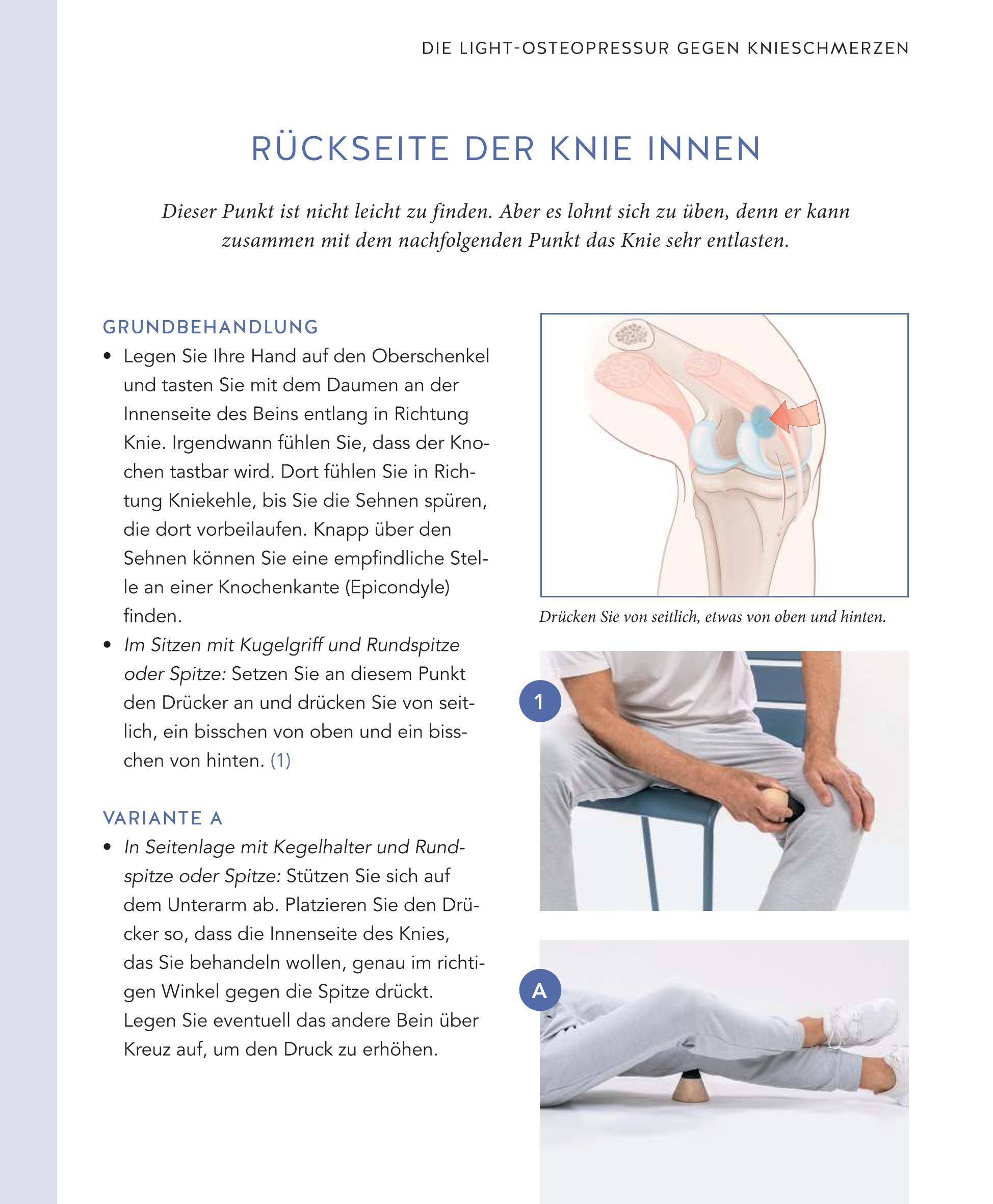 Beispielinhalt (Bild) Knie - Meniskusschmerzen selbst behandeln