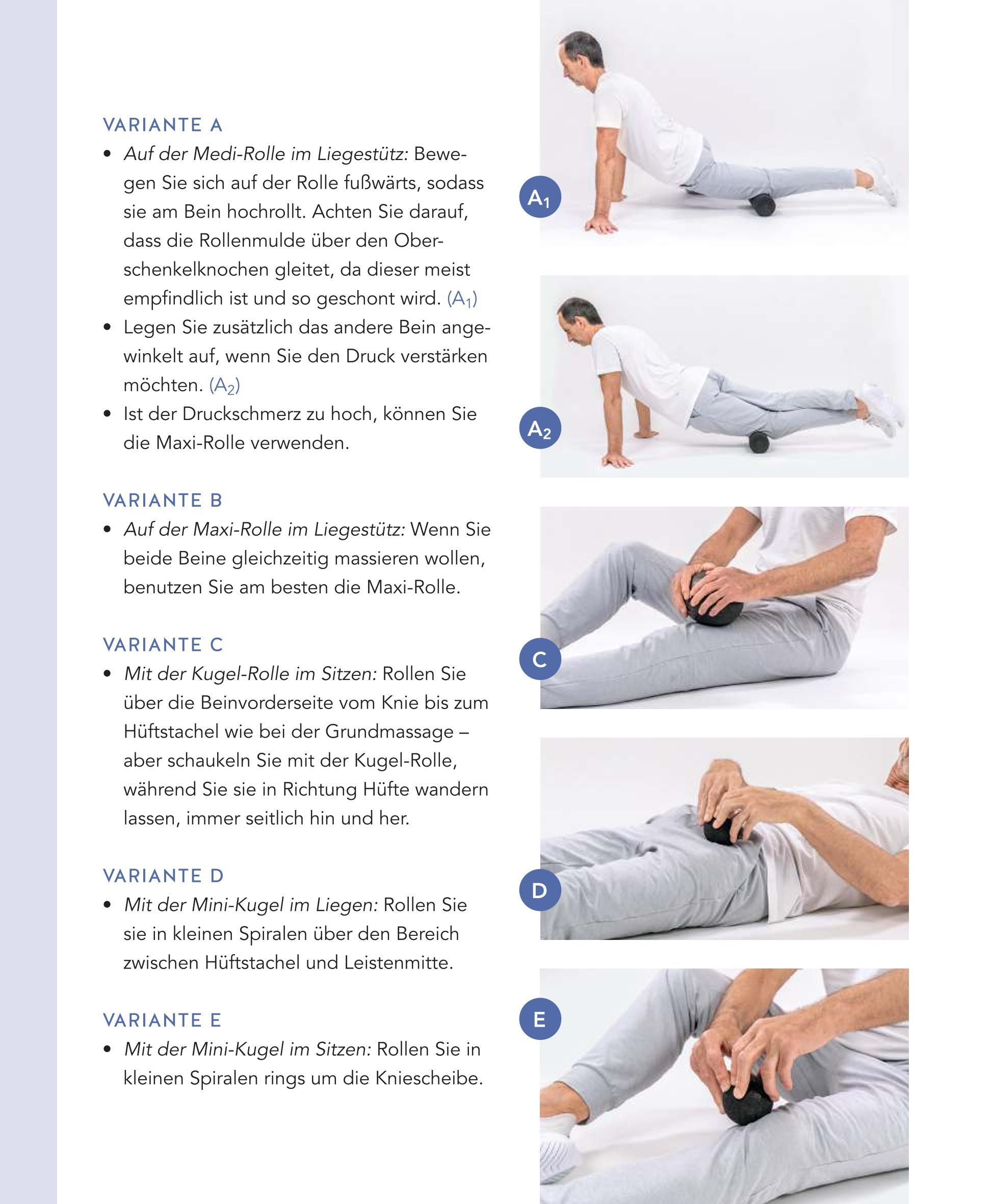 Beispielinhalt (Bild) Knie - Meniskusschmerzen selbst behandeln