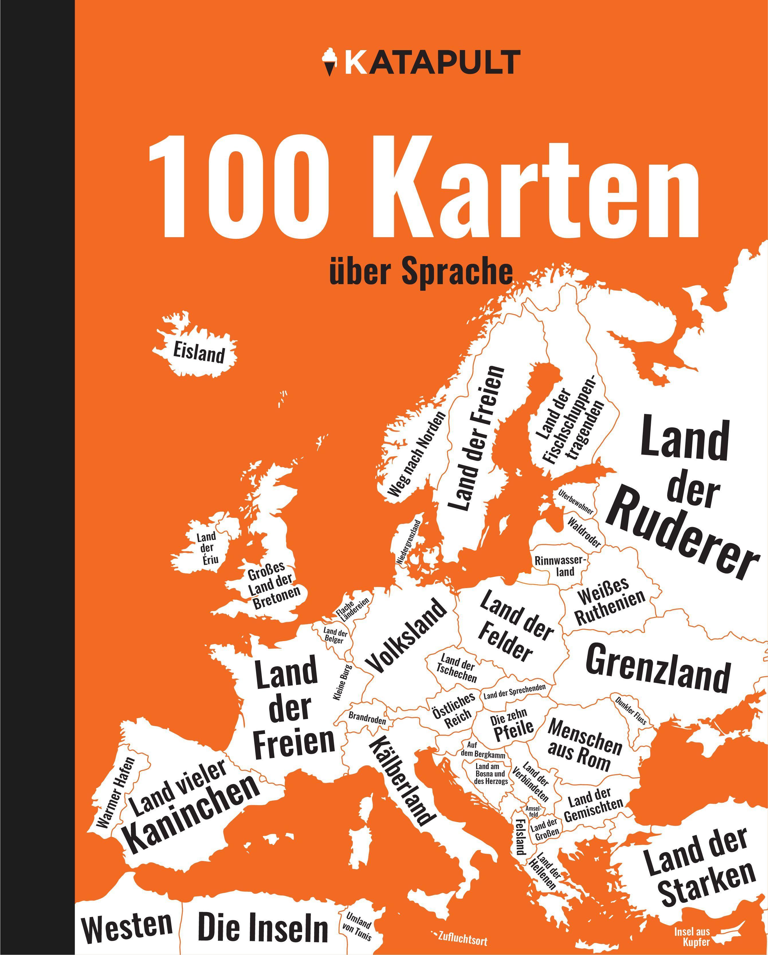 Vorderes Coverbild 100 Karten über Sprache