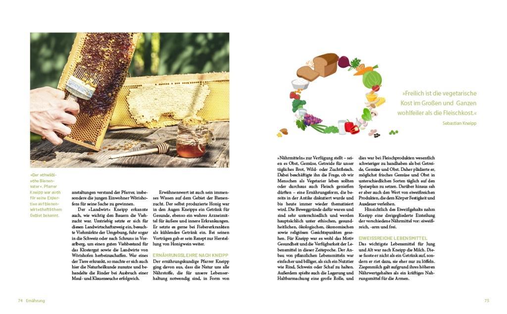Beispielinhalt (Bild) Das große Kneipp-Buch
