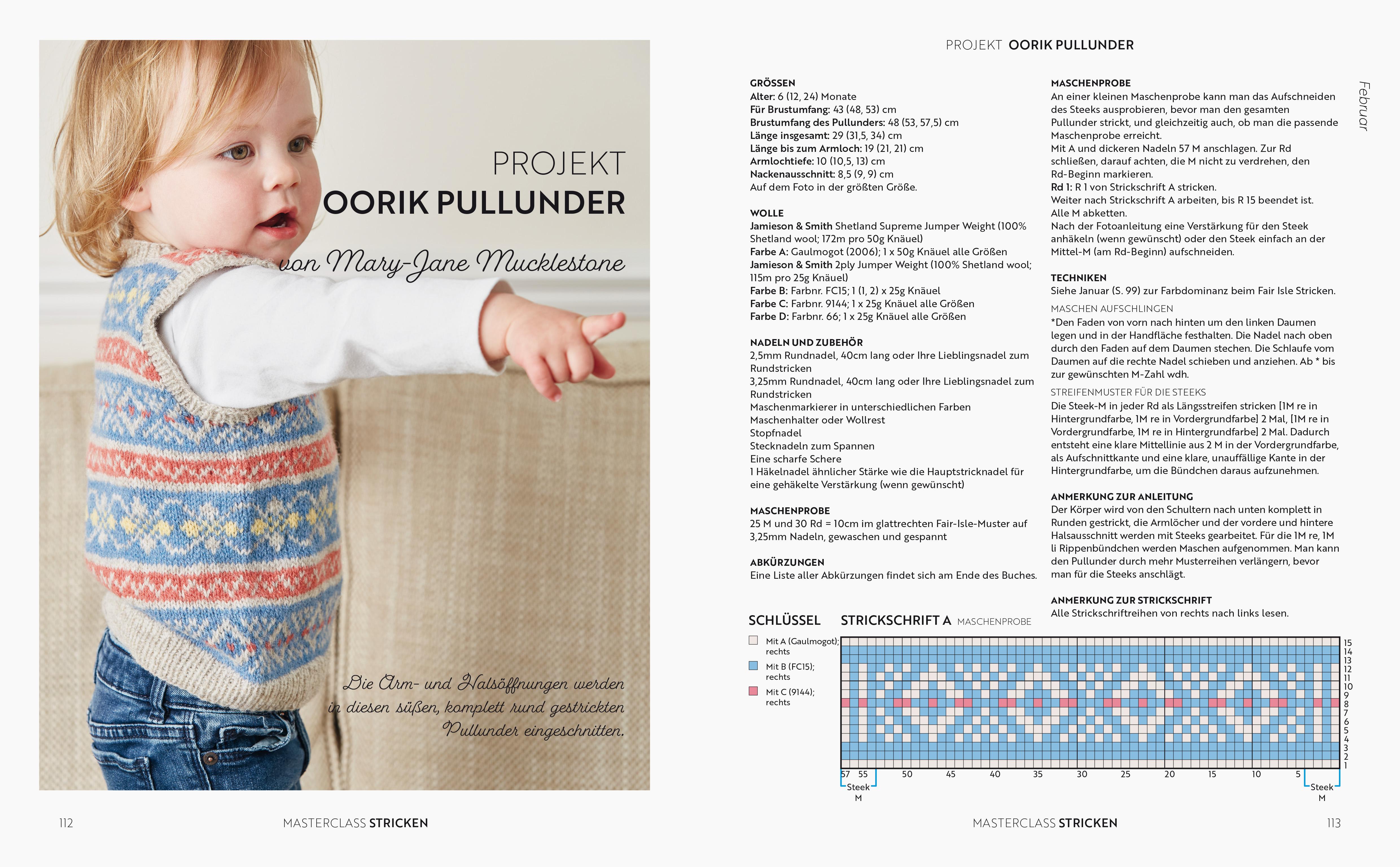 Beispielinhalt (Bild) Masterclass Stricken