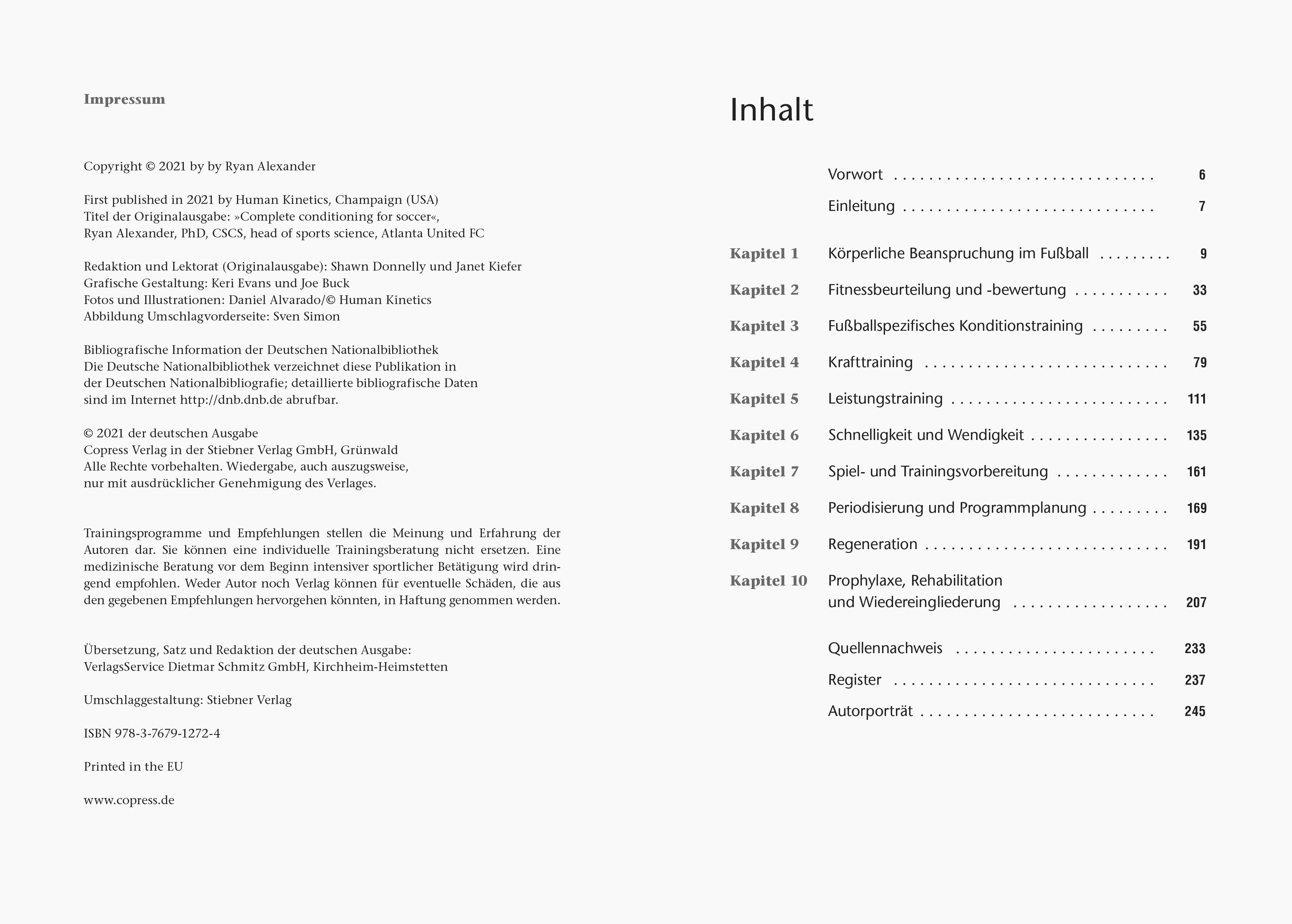 Beispielinhalt (Bild) Fußball Athletiktraining