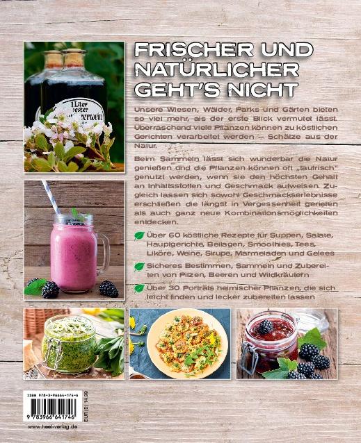 Rückseitencover Essbare Schätze aus der Natur: Erkennen - Sammeln - Zubereiten