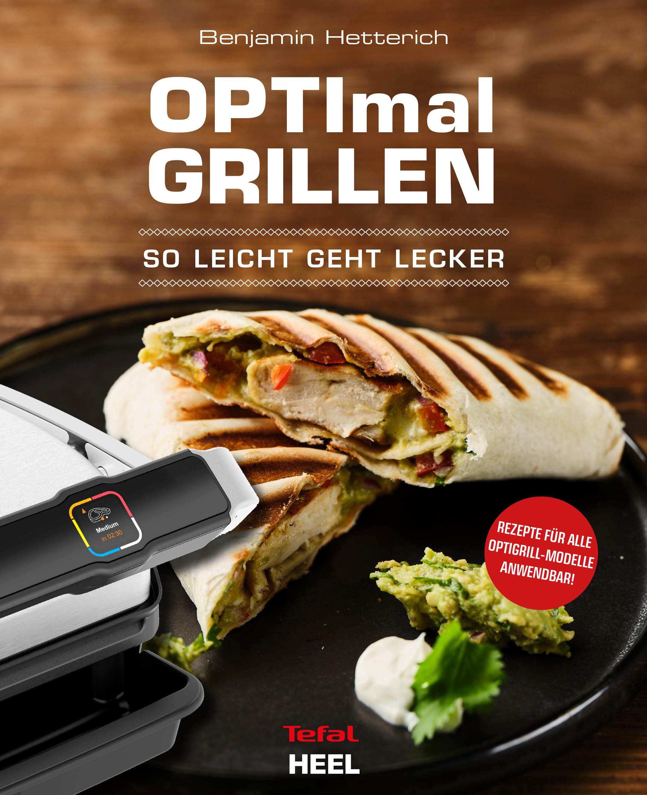Vorderes Coverbild OPTImal Grillen - OPTIgrill Kochbuch Rezeptbuch