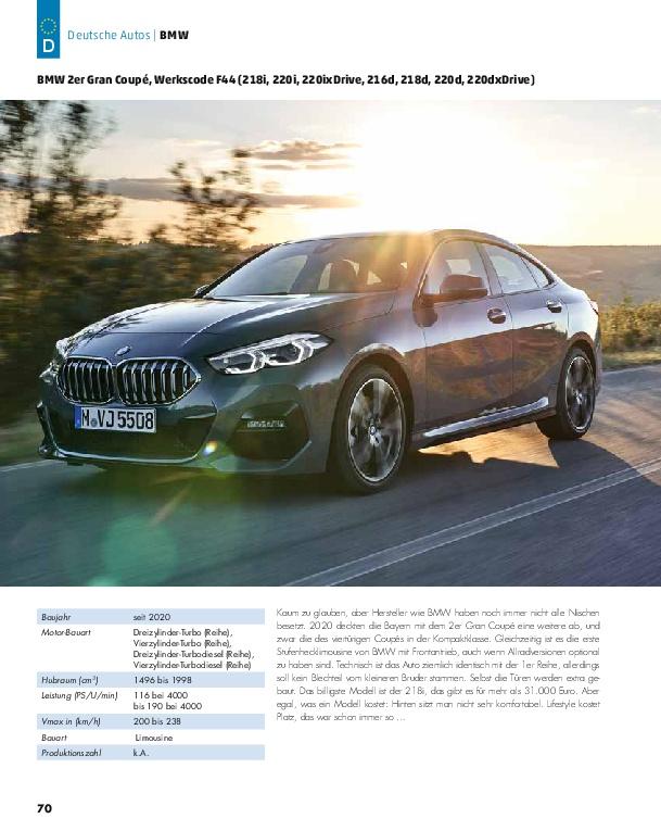Beispielinhalt (Bild) Deutsche Autos