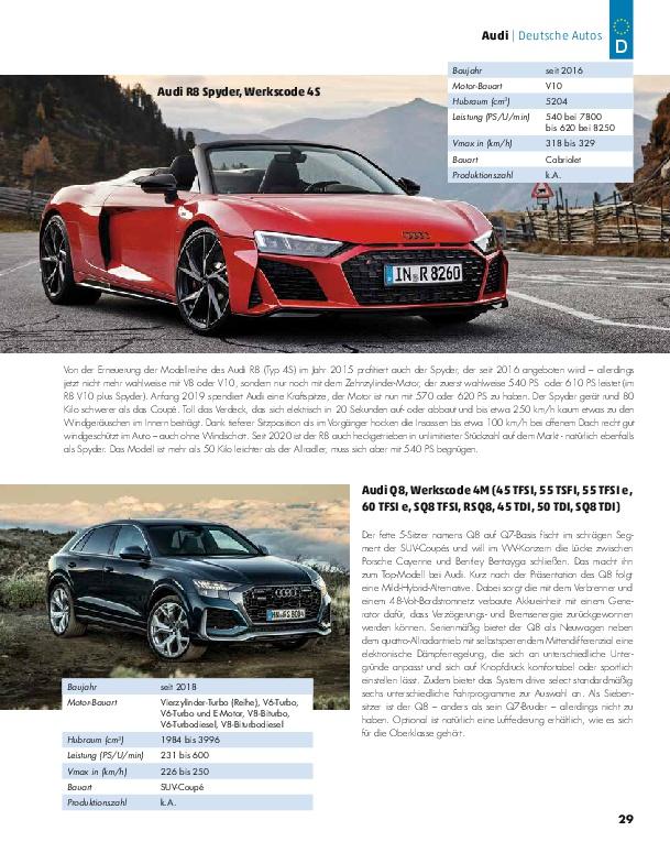 Beispielinhalt (Bild) Deutsche Autos