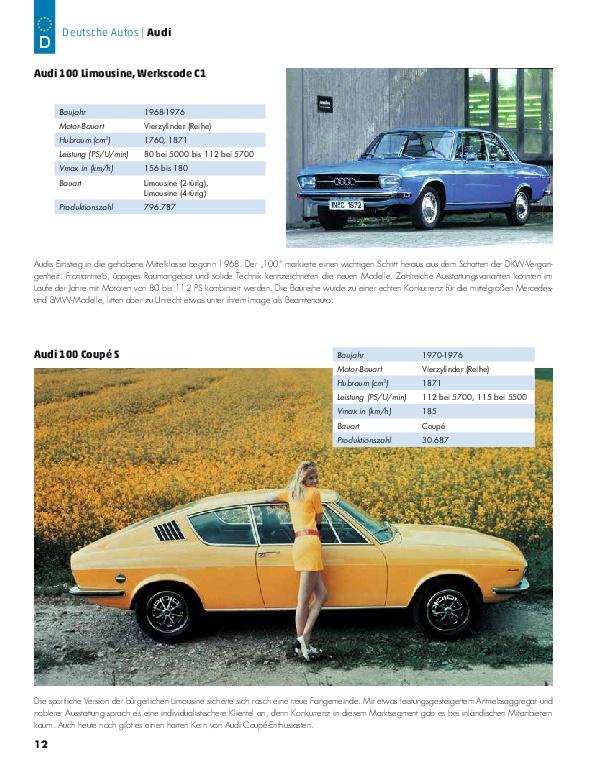 Beispielinhalt (Bild) Deutsche Autos