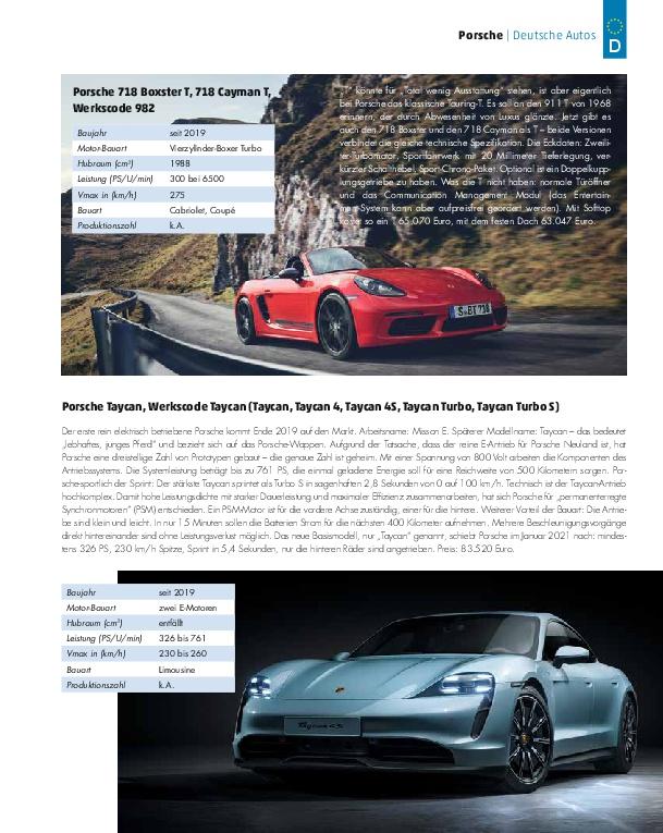 Beispielinhalt (Bild) Deutsche Autos