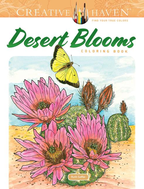 Vorderes Coverbild Creative Haven Desert Blooms Coloring Book