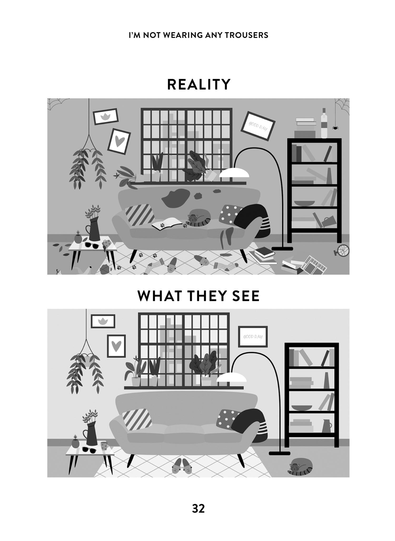 Beispielinhalt (Bild) I'm Not Wearing Any Trousers