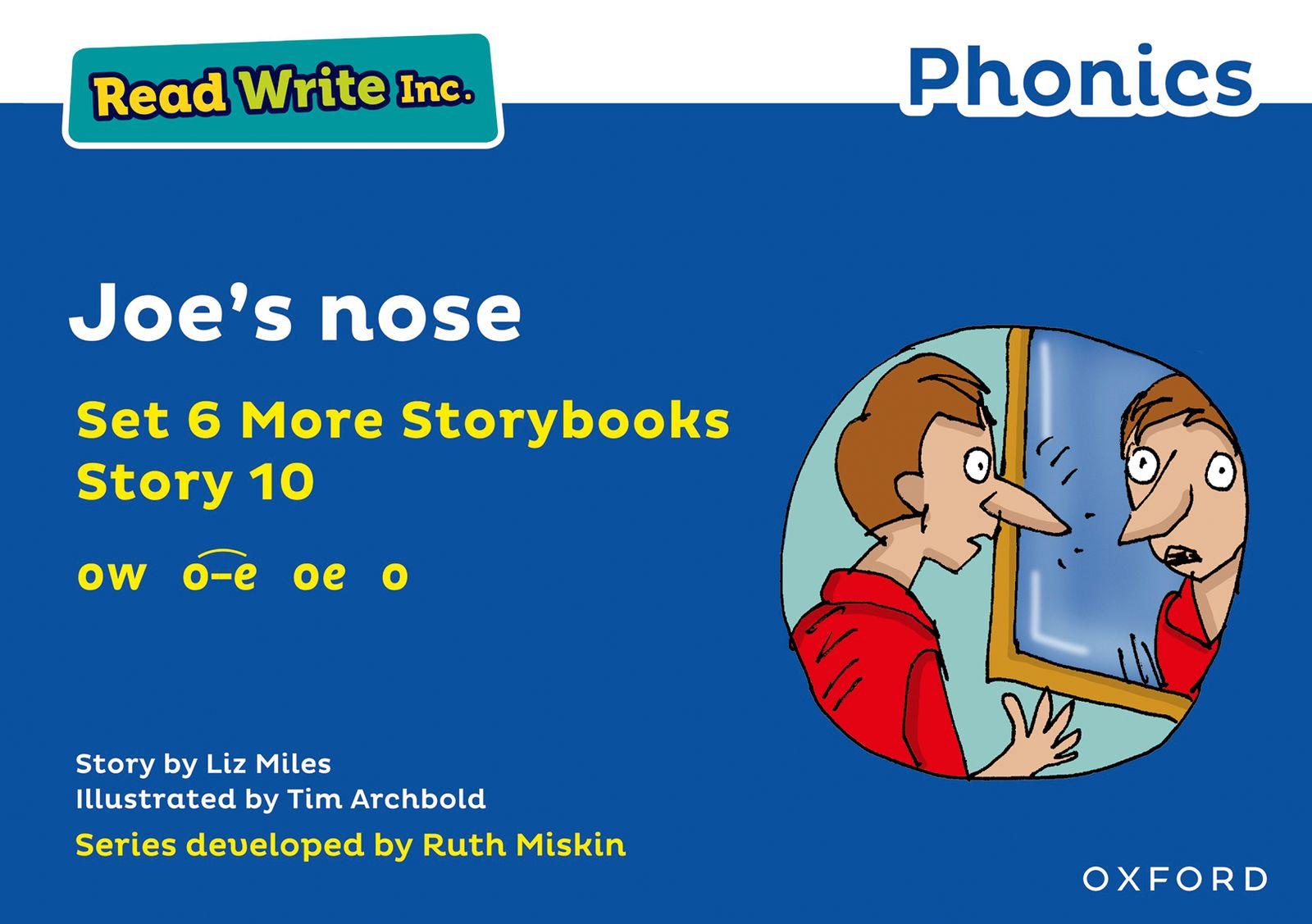 Vorderes Coverbild Read Write Inc. Phonics: Joe's nose (Blue Set 6A Storybook 10)