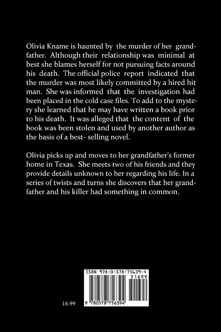 Rückseitencover Kname's Book