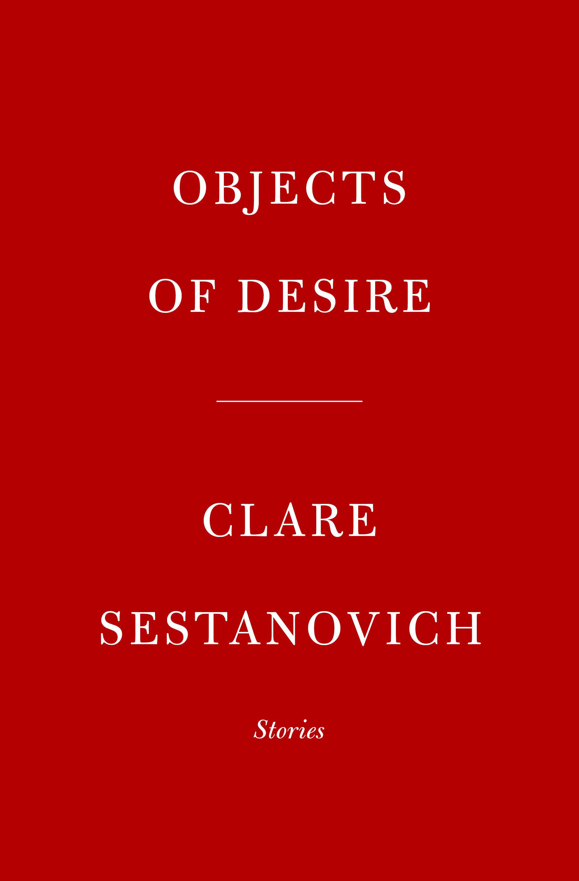 Vorderes Coverbild Objects of Desire