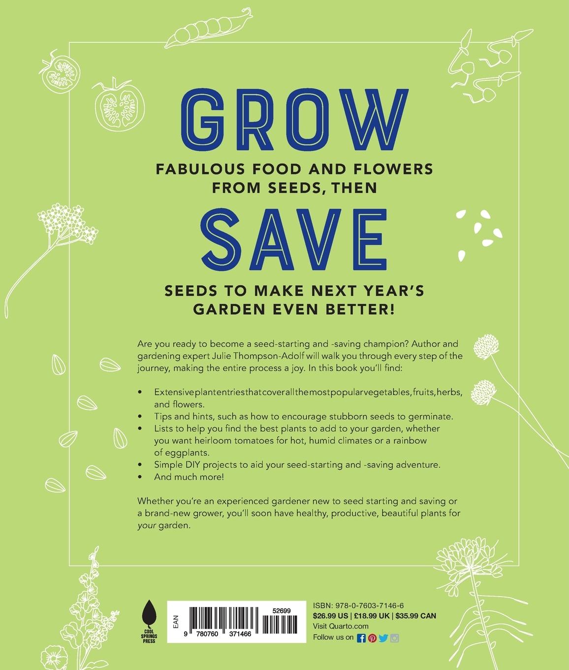 Rückseitencover Starting & Saving Seeds
