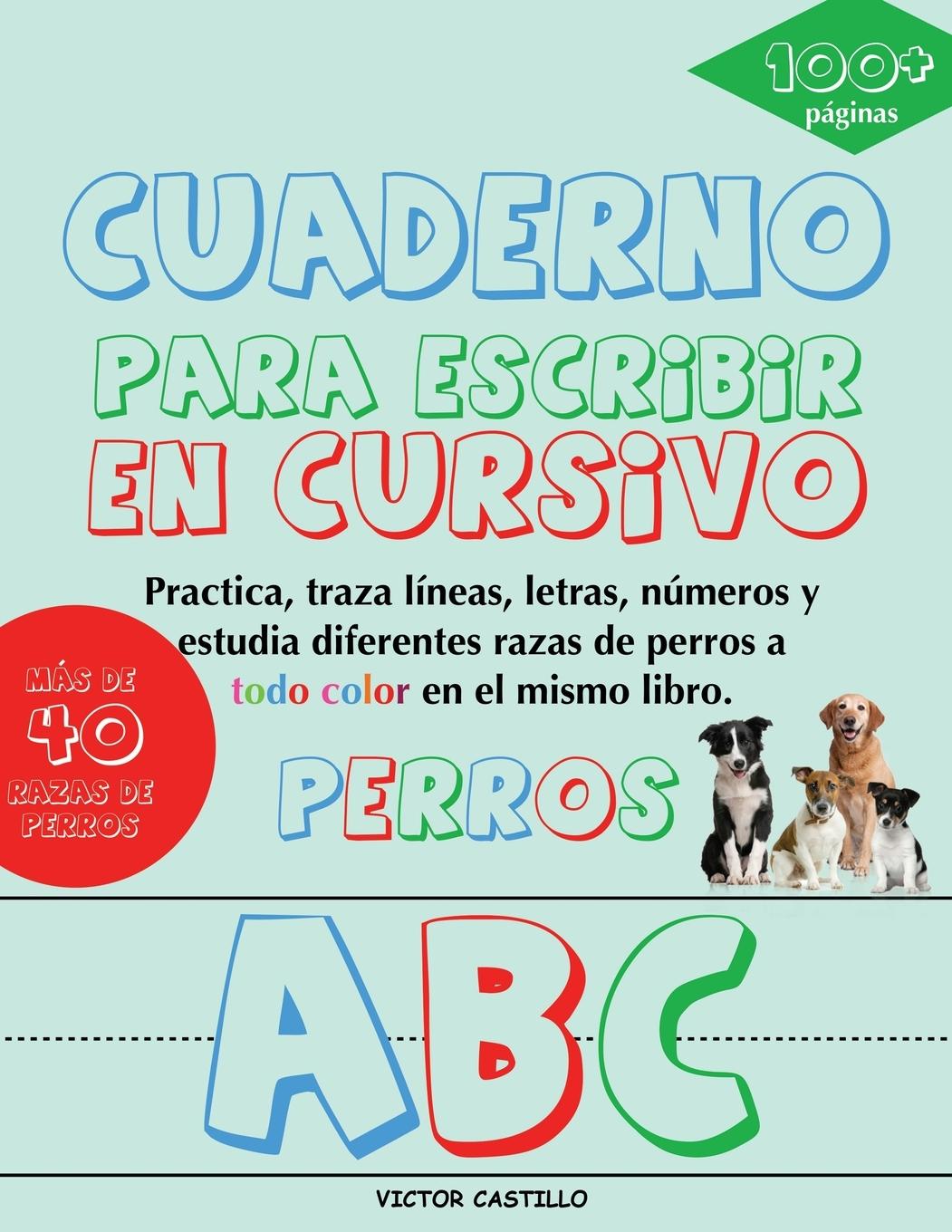 Vorderes Coverbild Cuaderno para escribir de "Perros" en Cursivo
