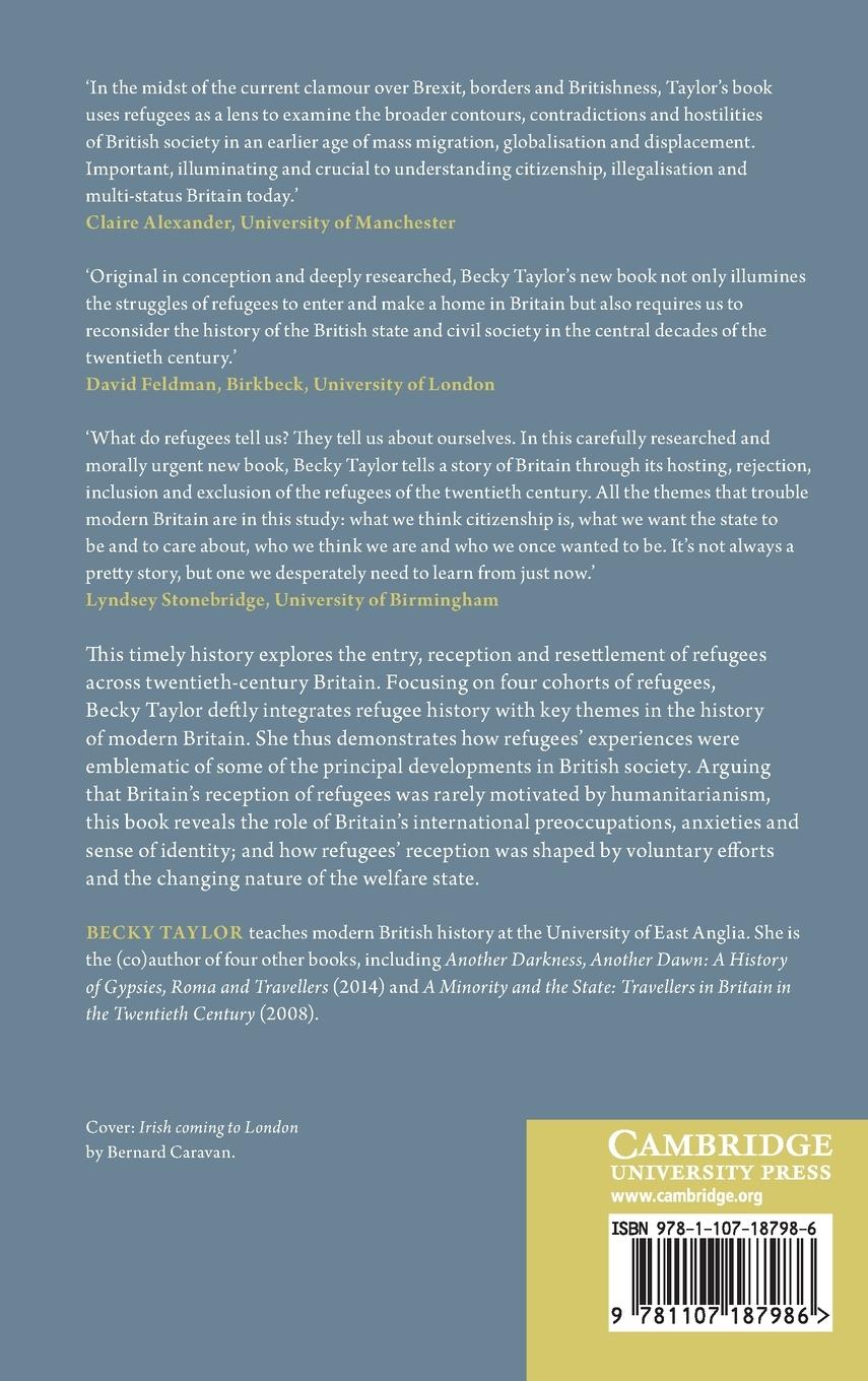 Rückseitencover Refugees in Twentieth-Century Britain