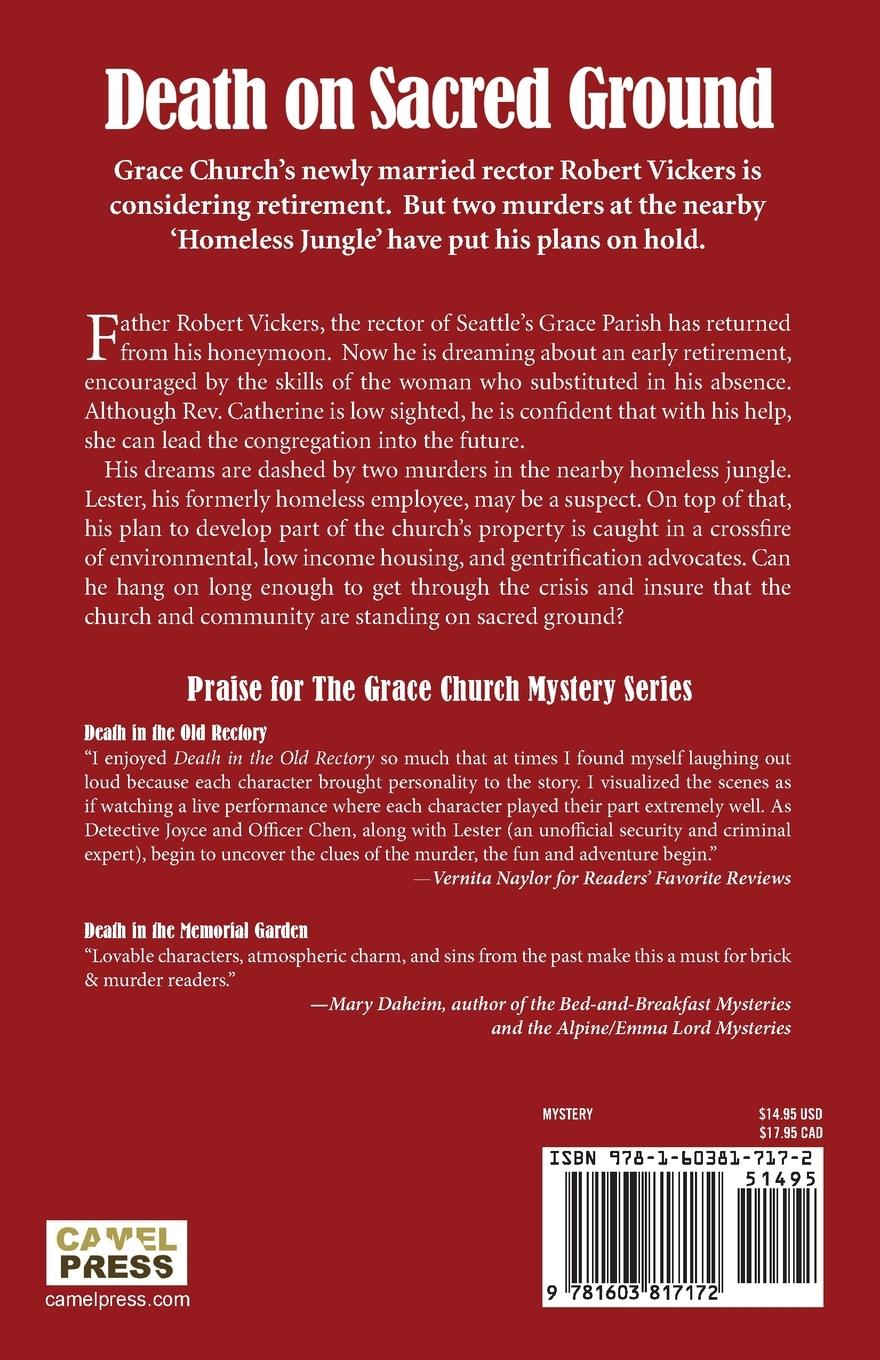 Rückseitencover Death on Sacred Ground