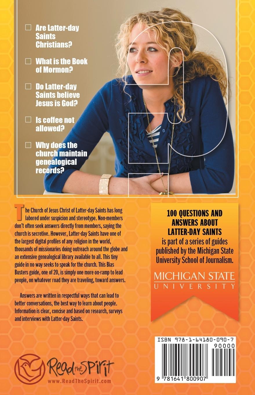 Rückseitencover 100 Questions and Answers About Latter-day Saints, the Book of Mormon, beliefs, practices, history and politics