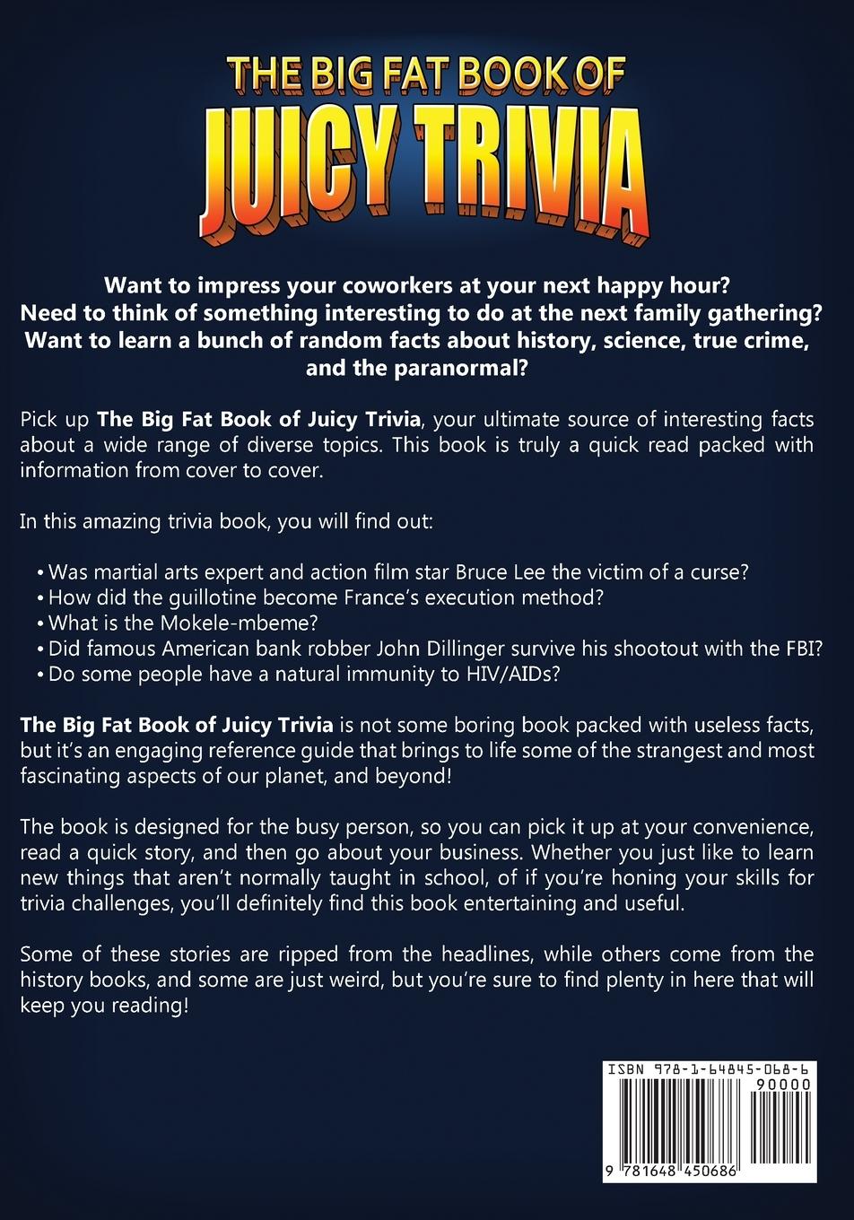 Rückseitencover The Big Fat Book of Juicy Trivia