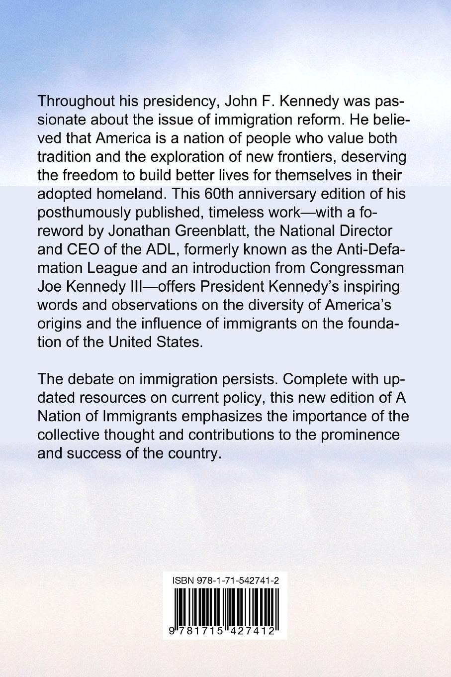 Rückseitencover A Nation of Immigrants
