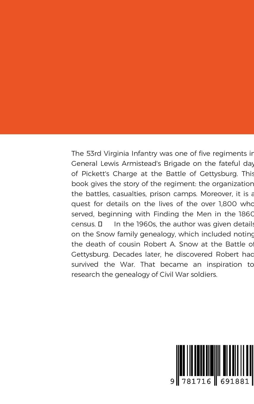 Rückseitencover 53rd Virginia Infantry