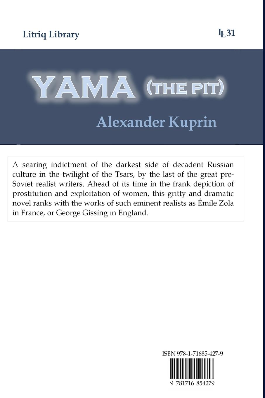 Rückseitencover Yama (The Pit)