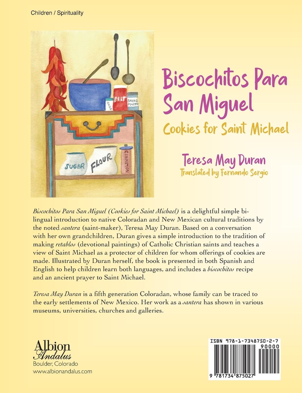Rückseitencover Biscochitos para San Miguel: Cookies for Saint Michael