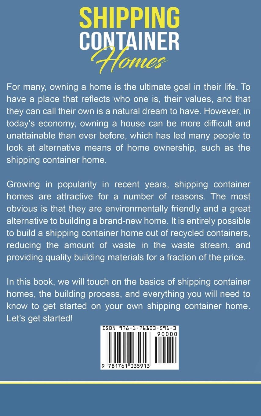 Rückseitencover Shipping Container Homes