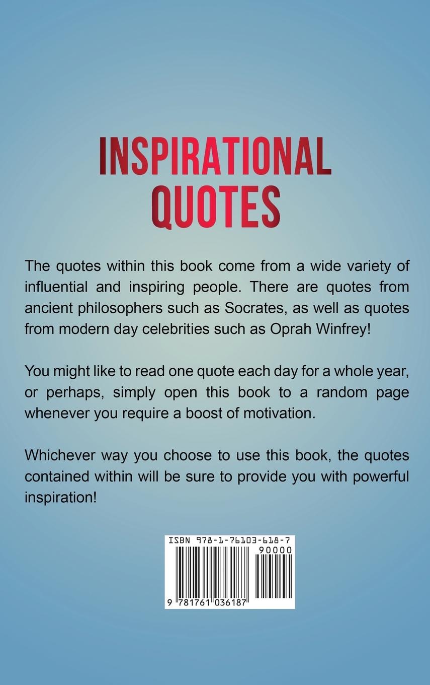 Rückseitencover Inspirational Quotes