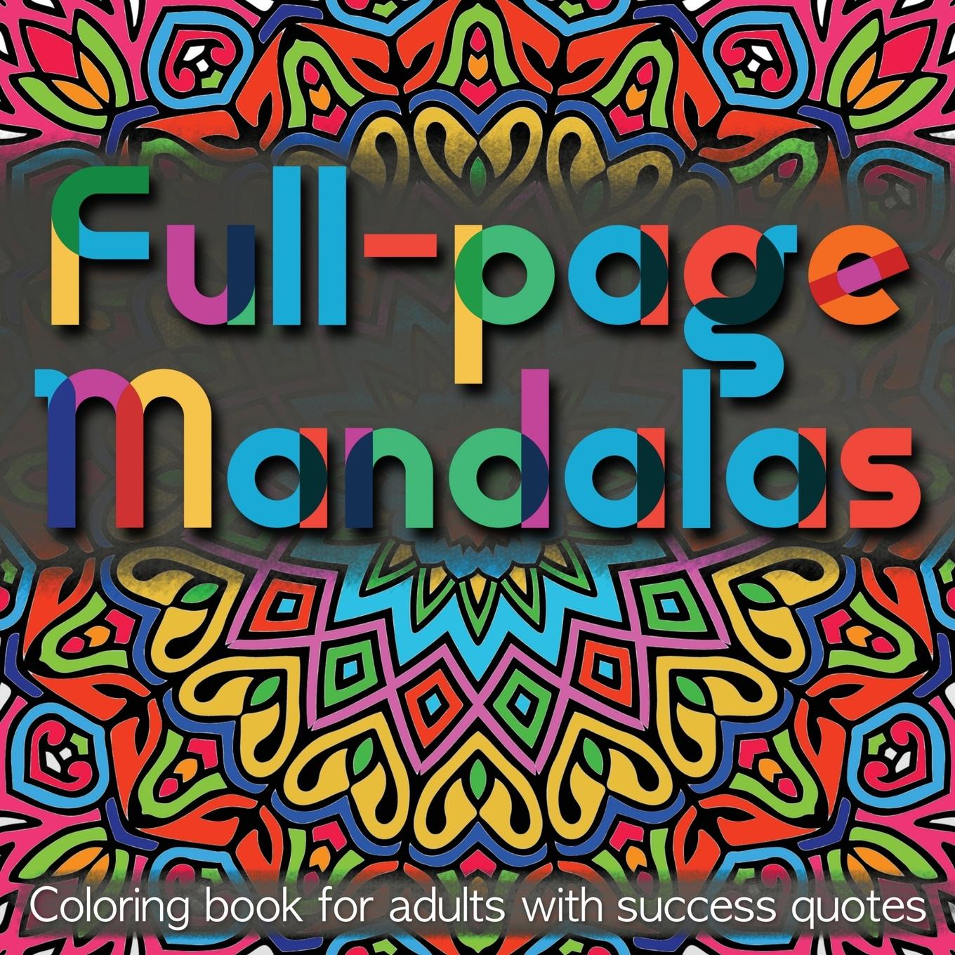 Vorderes Coverbild Full-page Mandalas